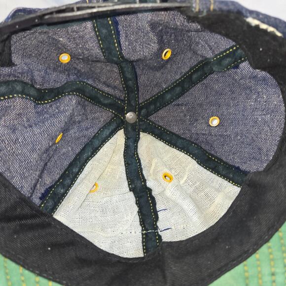 Vintage CAT Diesel Power Hat 1980s Vintage Dad Trucker Hat Denim Patch Snapback - Picture 9 of 9